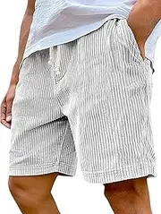 Mokaloha Mens Shorts, Mokaloha Short, Corduroy Shorts Men, Pacificozy Men's Short, Fashion Corduroy Casual