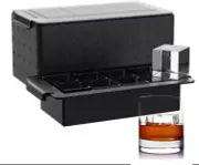 Clear Ice Cube Tray for Whiskey: 2Inch Clear Ice Cube Maker - Silicone Large Ic