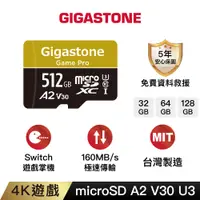 在飛比找蝦皮商城優惠-【GIGASTONE】4K遊戲記憶卡512G/256G/12