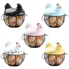 Easter Decorations Chicken Wire Egg Collection Baskets for Gathering for