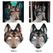 Wolf Head Mask Practical Scary Mask for Party Spoofs Fancy