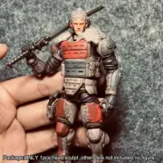 Premium 1/18 Cyberpunk Samuel Man Head Sculpt Soldier Head For 3.75" Figure