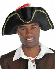 Buccaneer Feather Pirate Hat