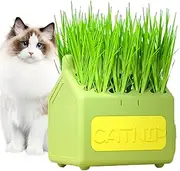 Cat Grass Planter for Indoor Cats - Anti Digging Milk Box Shape Grass Sprouting Trays,Catnip Cat Grass Tray, Grass Sprouting Trays, Removable Grass Planter, Cat Grass Kit for Pets