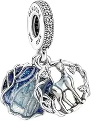 [CHARMY´S] CHARMY'S charm or bead Patronus Stag from Harry Potter S925 silver for Pandora style bangle bracelet, Silver 925, Cubic Zirconia