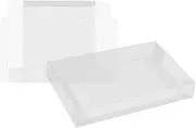 LUCKGRASP 10Pcs Game Card Clear Case Plastic Cover Display Box Transparent Gamecard Housing Shell Kit for N64