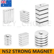 N52 Super Strong Magnets Block Rare Earth Neodymium Round/ Rectangle Rare Magnet