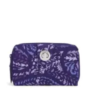 Vera Bradley RFID Turnlock Wallet Paisley Amethyst NWT Purple