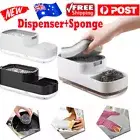 Soap Pump Dispenser Dish Washing Sponge Holder Liquid Container With Sponge