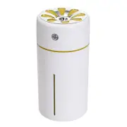 CZW-18 Mini Portable Humidifier 360ML 3 in 1 USB Car Mist Humidifier Noise-Free Office Desktop Air Purifier Refresher with USB Fan and LED Light for Office Car Bedroom Hotel Travelling