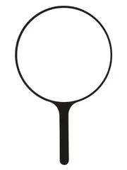 MFL By Masson Script Decoration Handle in Black
