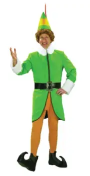 Buddy The Elf Costume Christmas Will Ferrel Rubies