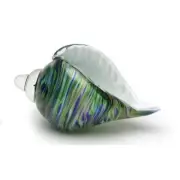 Dynasty Gallery 25389-7 Blown Glass Seashell Figurine, Tidepool Green