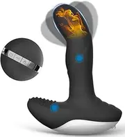 Aumood Wiggle Motion Prostate Massager Plug, Vibrating Male Sex Toys for Men Women Couples Adult Sex Pleasure, Remote Control Toy Vibrator Stimulator Butt Plug for P spot & G spot Play
