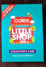Coles Little Shop 1 Complete Set: Collector Case +30 Mini Collectible Groceries
