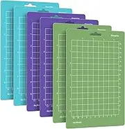 Pack of 6 Cutting Mats for Cricut Joy 6.5 x 4.5 Inches (Standard Handle, Light Grip, Strong Handle), Non-Slip Replacement Cutting Mat, Self-Adhesive Sticky Cutting Mats for Cricut Joy Accessories