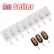 Silicone Ice Mould Cream Block Molds icy Pole Jelly Pop Popsicle Maker 8 Frozen