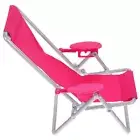 Set of 2 Toy Folding Chair Small Beach Chaise Cushions for Outdoor Furniture