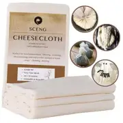 Cheesecloth, 36 Sq Feet, Reusable, 100% Unbleached Cotton Grade 90 4 Yards