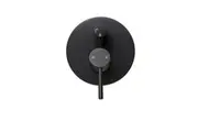 AQUAPERLA LUCID PIN Round Black Shower/Bath Mixer Diverter