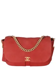 Chanel Red Suede Paris (Authentic Pre-Loved)