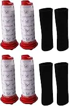 Voniecop Washable Main Stick Filter + Foam Insert for Athlet Cordless Vacuum Cleaner (4 of Each)