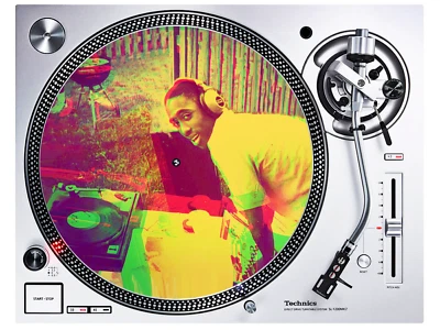 DJ TUPAC 12" DJ Turntable Slipmat for Vinyl Records