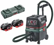 Metabo ASR3618BL25MSC100DUO - 36V (18Vx2) 25L M-Class Vacuum Kit (2 x 10.0Ah)