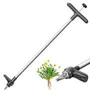 Stand Up Weeder Hand Tool and Picker Grabber Long Handle with 5 Claws for Garden