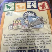 Toy Story Land Grand Opening Slinky Dog Pin 2018 Disney Movie Rewards DMR LE WDW