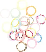 [FOMIYES] Elegant Pcs Women's Resin Ring Collection Stackable Finger Jewelry Stylish Comfortable