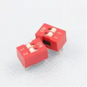 50Pcs Slide Type Switch Module 2.54mm 2 Position Way DIP Red Pitch