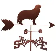 Cavalier King Charles Weathervane With Garden Mounting
