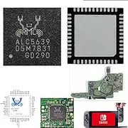 Hailue ALC5639 Audio chip IC, Switch Game Console Motherboard Chip, ALC5639-CGT QFN48 Audio IC/Sound Card Conversion Chip Game Console Motherboard Accessories, Integrated Circuits.(1pcs)