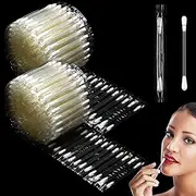Hoolerry 200 Pcs Vitamin E Lip Oil Disposable Cotton Swabs Vitamin E Stick Oil Applicators Anti Dry Moisture Cotton Swabs for Protect Lip Use Before Teeth Whitening