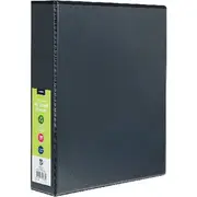 J.Burrows Recycled Insert Binder A4 4 D-Ring 38mm Black