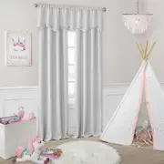 Elrene Home Fashions Adaline Nursery and Kids Room Darkening Window Curtain Panel, 52 x 63