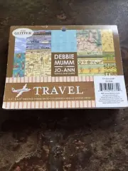 NEW!DEBBIE MUMM TRAVEL STACK With GLITTER 72 Sheets