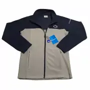 Columbia Youth Boys Full Zip Jacket Size L (14-16) Blue Gray Warm & Comfortable