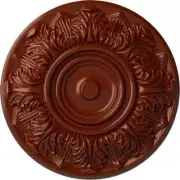Ekena Millwork Ceiling Medallion 1-3/8"x13"x13" Polyurethane Whitman Firebrick