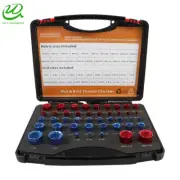 Nut and Bolt Thread Checker 44 PCS Nut and Bolt Size Gauge 23 Inch & 21 Metric