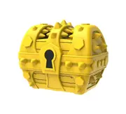 Squeaky Treasure Box Molar Dog Toys