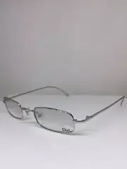New VINTAGE CHRISTIAN DIOR HANOI SUNGLASSES C. Shiny Silver Size: 45-22mm Italy