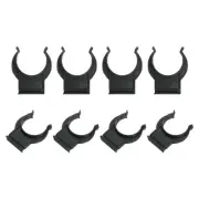 8Pcs 1.65''x1.42'' Plastic Leveler Leg Toe Kitchen Clips Foot Buckle, Black
