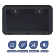 High quality caravan storage hatch with locker square rectangular rounded corner