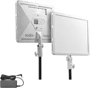 Godox P260C Pro Bi-Color Light Panel LED Video Light, CCT 2800K- 6500K, CRI?98 TLCI?98, Built-in NFC Functionality Dimmable Photography Soft Lighting for Live Stream, YouTube, Photography, etc