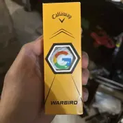 Limited Edition Google Callaway Warbird Golf Balls10 Total (3-Packs)