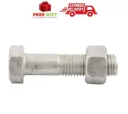 Zenith M12 x 65mm Hot Dipped Galvanised Hex Head Bolt And Nut BOX OF 12
