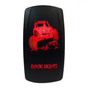 Can Am Military Strike Commander Teryx4 On/Off Red Rocker Switch Rock Lights RZR