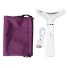 Neck Lifting Massage Device 42 ℃ Heat EMS Micro Current LED Color Light Therapy
